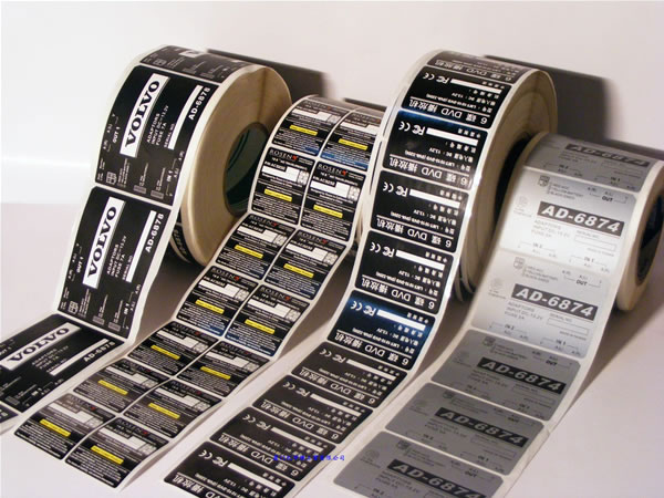 Printed Labels Roll
